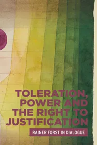 Toleration, power and the right to justification_cover