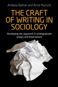 The craft of writing in sociology_cover