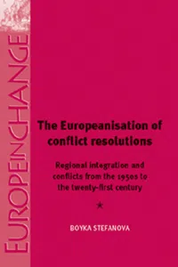 The Europeanisation of Conflict Resolutions_cover