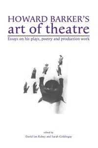 Howard Barker's art of theatre_cover