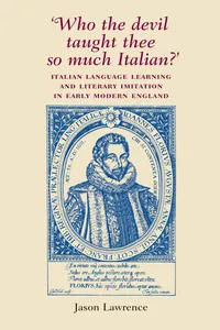'Who the Devil taught thee so much Italian?'_cover