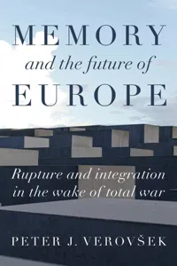 Memory and the future of Europe_cover