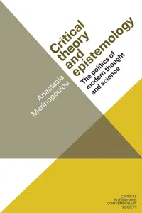 Critical theory and epistemology_cover