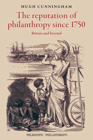 The reputation of philanthropy since 1750