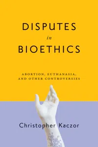 Disputes in Bioethics_cover