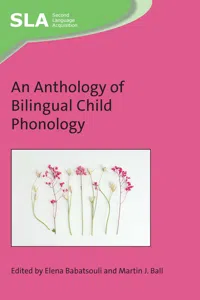 An Anthology of Bilingual Child Phonology_cover