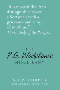 The P.G. Wodehouse Miscellany_cover