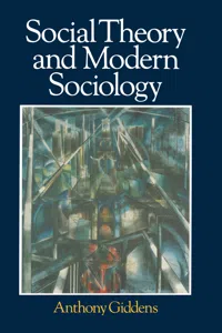 Social Theory and Modern Sociology_cover