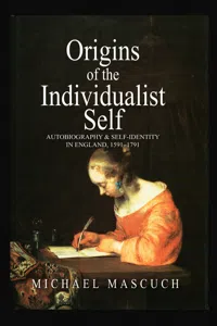 The Origins of the Individualist Self_cover