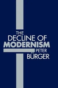 The Decline of Modernism_cover