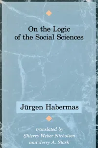 On the Logic of the Social Sciences_cover