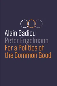 For a Politics of the Common Good_cover