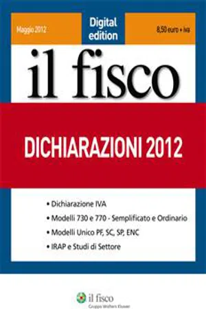 Dichiarazioni 2012