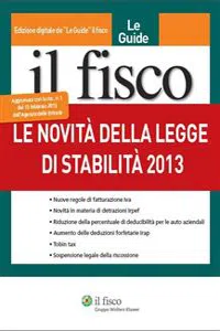 Le Novità della legge di stabilità 2013_cover