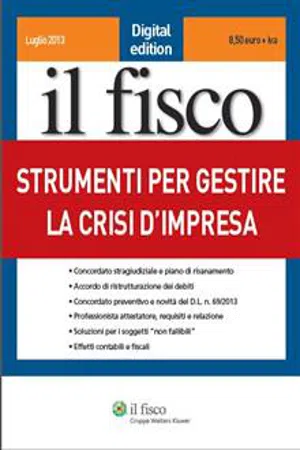 Strumenti per gestire la crisi di impresa