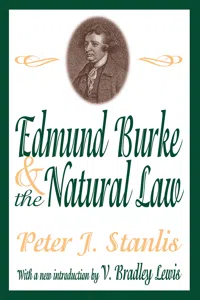 Edmund Burke and the Natural Law_cover