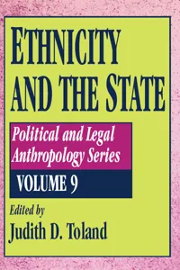 Ethnicity and the State_cover