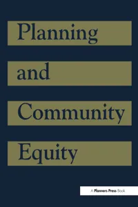 Planning and Community Equity_cover