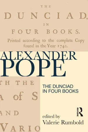 The Dunciad in Four Books