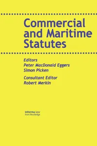 Commercial and Maritime Statutes_cover