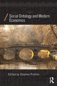 Social Ontology and Modern Economics_cover