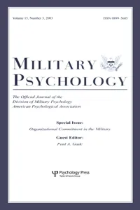 Organizational Commitment in the Military_cover