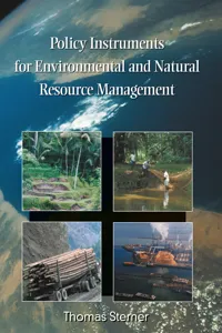 Policy Instruments for Environmental and Natural Resource Management_cover