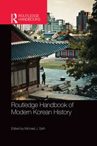 Routledge Handbook of Modern Korean History_cover