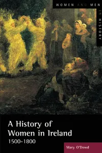 A History of Women in Ireland, 1500-1800_cover