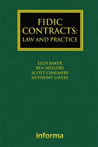 FIDIC Contracts: Law and Practice_cover