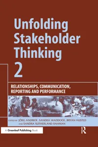 Unfolding Stakeholder Thinking 2_cover