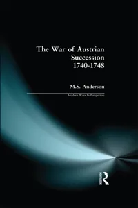 The War of Austrian Succession 1740-1748_cover