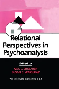 Relational Perspectives in Psychoanalysis_cover