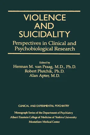 Violence And Suicidality : Perspectives In Clinical And Psychobiological Research