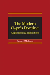 The Modern Cy-près Doctrine_cover