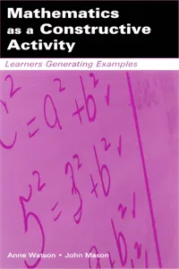 Mathematics as a Constructive Activity_cover