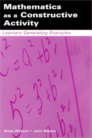 Mathematics as a Constructive Activity