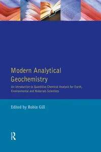 Modern Analytical Geochemistry_cover