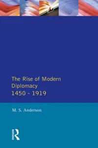 The Rise of Modern Diplomacy 1450 - 1919_cover