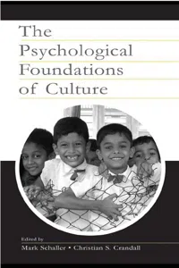 The Psychological Foundations of Culture_cover