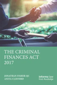The Criminal Finances Act 2017_cover