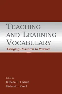 Teaching and Learning Vocabulary_cover