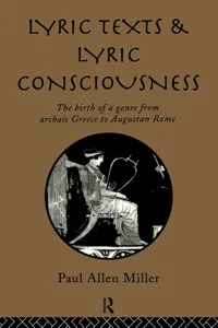 Lyric Texts & Consciousness_cover