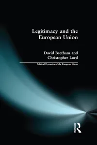 Legitimacy and the European Union_cover