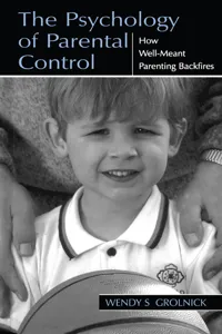 The Psychology of Parental Control_cover