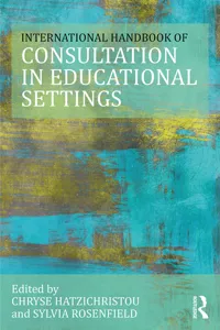 The International Handbook of Consultation in Educational Settings_cover