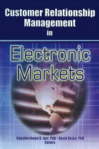 Customer Relationship Management in Electronic Markets_cover