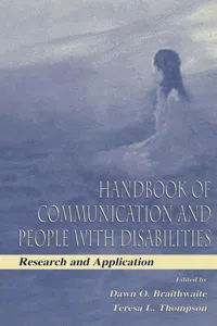 Handbook of Communication and People With Disabilities_cover