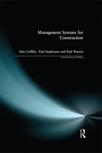 Management Systems for Construction_cover