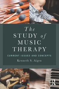 The Study of Music Therapy: Current Issues and Concepts_cover